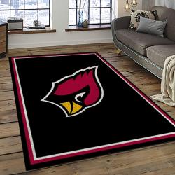 NFL Arizona Cardinals Football Team Logo Sport Carpet Rectangle Area Rug For Living Room AC50