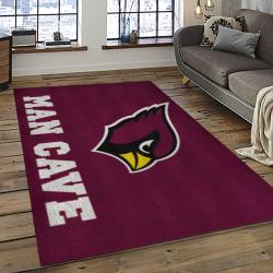 NFL Arizona Cardinals Football Team Logo Sport Carpet Rectangle Area Rug For Living Room AC53