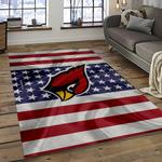 nfl arizona cardinals football team logo sport carpet rectangle area rug for living room dark room ac66