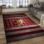 nfl arizona cardinals football team logo sport carpet rectangle area rug for living room dark room ac74