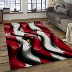 nfl arizona cardinals football team logo sport carpet rectangle area rug for living room dark room ac77