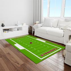 nfl arizona cardinals football team logo sport carpet rectangle area rug for living room light room ac17