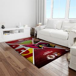 nfl arizona cardinals football team logo sport carpet rectangle area rug for living room light room ac28