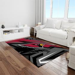 nfl arizona cardinals football team logo sport carpet rectangle area rug for living room light room ac29