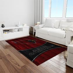 nfl arizona cardinals football team logo sport carpet rectangle area rug for living room light room ac31