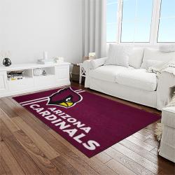 nfl arizona cardinals football team logo sport carpet rectangle area rug for living room light room ac44