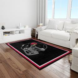 nfl arizona cardinals football team logo sport carpet rectangle area rug for living room light room ac46