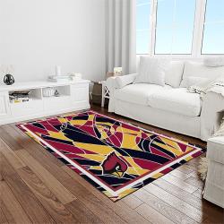 nfl arizona cardinals football team logo sport carpet rectangle area rug for living room light room ac47