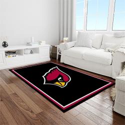 nfl arizona cardinals football team logo sport carpet rectangle area rug for living room light room ac50