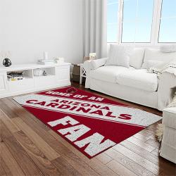 nfl arizona cardinals football team logo sport carpet rectangle area rug for living room light room ac51