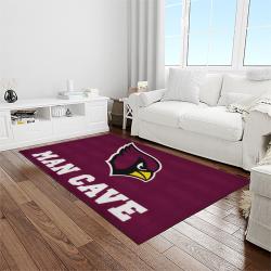 nfl arizona cardinals football team logo sport carpet rectangle area rug for living room light room ac53