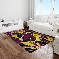 nfl arizona cardinals football team logo sport carpet rectangle area rug for living room light room ac58