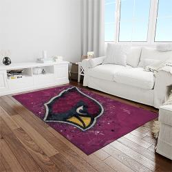 nfl arizona cardinals football team logo sport carpet rectangle area rug for living room light room ac60