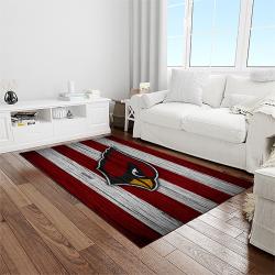 nfl arizona cardinals football team logo sport carpet rectangle area rug for living room light room ac71