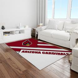 nfl arizona cardinals football team logo sport carpet rectangle area rug for living room light room ac72