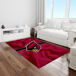 nfl arizona cardinals football team logo sport carpet rectangle area rug for living room light room ac76