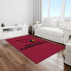 nfl arizona cardinals football team logo sport carpet rectangle area rug for living room light room ac81