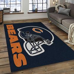 NFL Chicago Bears Football Team Logo Sport Carpet Rectangle Area Rug For Living Room CCB09