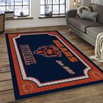 nfl chicago bears football team logo sport carpet rectangle area rug for living room dark room ccb13