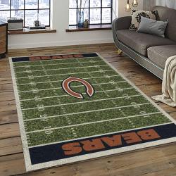 NFL Chicago Bears Football Team Logo Sport Carpet Rectangle Area Rug For Living Room CCB17