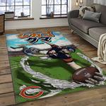 nfl chicago bears football team logo sport carpet rectangle area rug for living room dark room ccb22