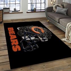 NFL Chicago Bears Football Team Logo Sport Carpet Rectangle Area Rug For Living Room CCB29