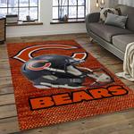 nfl chicago bears football team logo sport carpet rectangle area rug for living room dark room ccb31