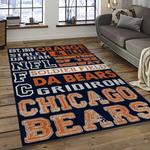 nfl chicago bears football team logo sport carpet rectangle area rug for living room dark room ccb38