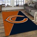 nfl chicago bears football team logo sport carpet rectangle area rug for living room dark room ccb41