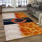 nfl chicago bears football team logo sport carpet rectangle area rug for living room dark room ccb46