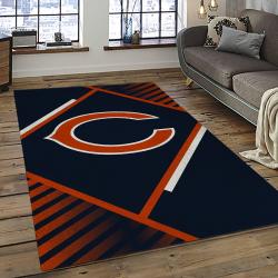 NFL Chicago Bears Football Team Logo Sport Carpet Rectangle Area Rug For Living Room CCB48
