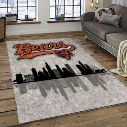 NFL Chicago Bears Football Team Logo Sport Carpet Rectangle Area Rug For Living Room CCB62