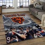 nfl chicago bears football team logo sport carpet rectangle area rug for living room dark room ccb65