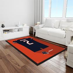 nfl chicago bears football team logo sport carpet rectangle area rug for living room light room ccb23