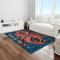 nfl chicago bears football team logo sport carpet rectangle area rug for living room light room ccb32