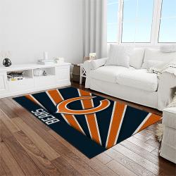 nfl chicago bears football team logo sport carpet rectangle area rug for living room light room ccb40