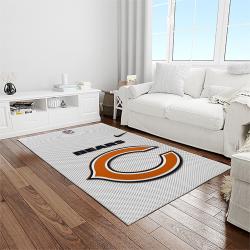 nfl chicago bears football team logo sport carpet rectangle area rug for living room light room ccb42