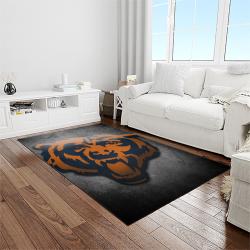 nfl chicago bears football team logo sport carpet rectangle area rug for living room light room ccb53