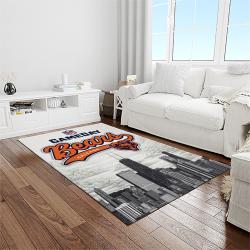 nfl chicago bears football team logo sport carpet rectangle area rug for living room light room ccb63