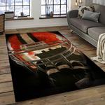 nfl cleveland browns football team logo sport carpet rectangle area rug for living room dark room cb04
