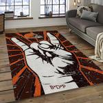 nfl cleveland browns football team logo sport carpet rectangle area rug for living room dark room cb07