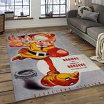nfl cleveland browns football team logo sport carpet rectangle area rug for living room dark room cb09