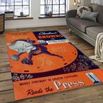 nfl cleveland browns football team logo sport carpet rectangle area rug for living room dark room cb10