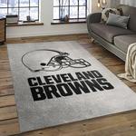 nfl cleveland browns football team logo sport carpet rectangle area rug for living room dark room cb15