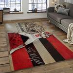 nfl cleveland browns football team logo sport carpet rectangle area rug for living room dark room cb32