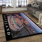 nfl cleveland browns football team logo sport carpet rectangle area rug for living room dark room cb48