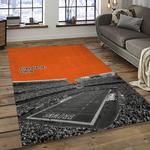 nfl cleveland browns football team logo sport carpet rectangle area rug for living room dark room cb51