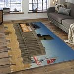 nfl cleveland browns football team logo sport carpet rectangle area rug for living room dark room cb67