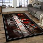 nfl cleveland browns football team logo sport carpet rectangle area rug for living room dark room cb85
