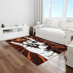 nfl cleveland browns football team logo sport carpet rectangle area rug for living room light room cb07